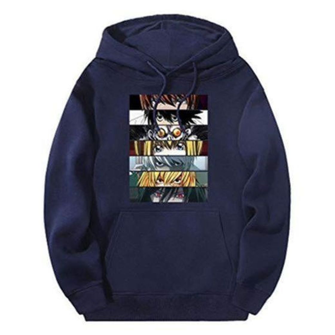 Social Death Note Hoodies Sudadera con Capucha de Lana para Hombre 2020 Jerseys de Lana de Invierno Ropa de Hip Hop Manga Completa Negro Moletom Masculino