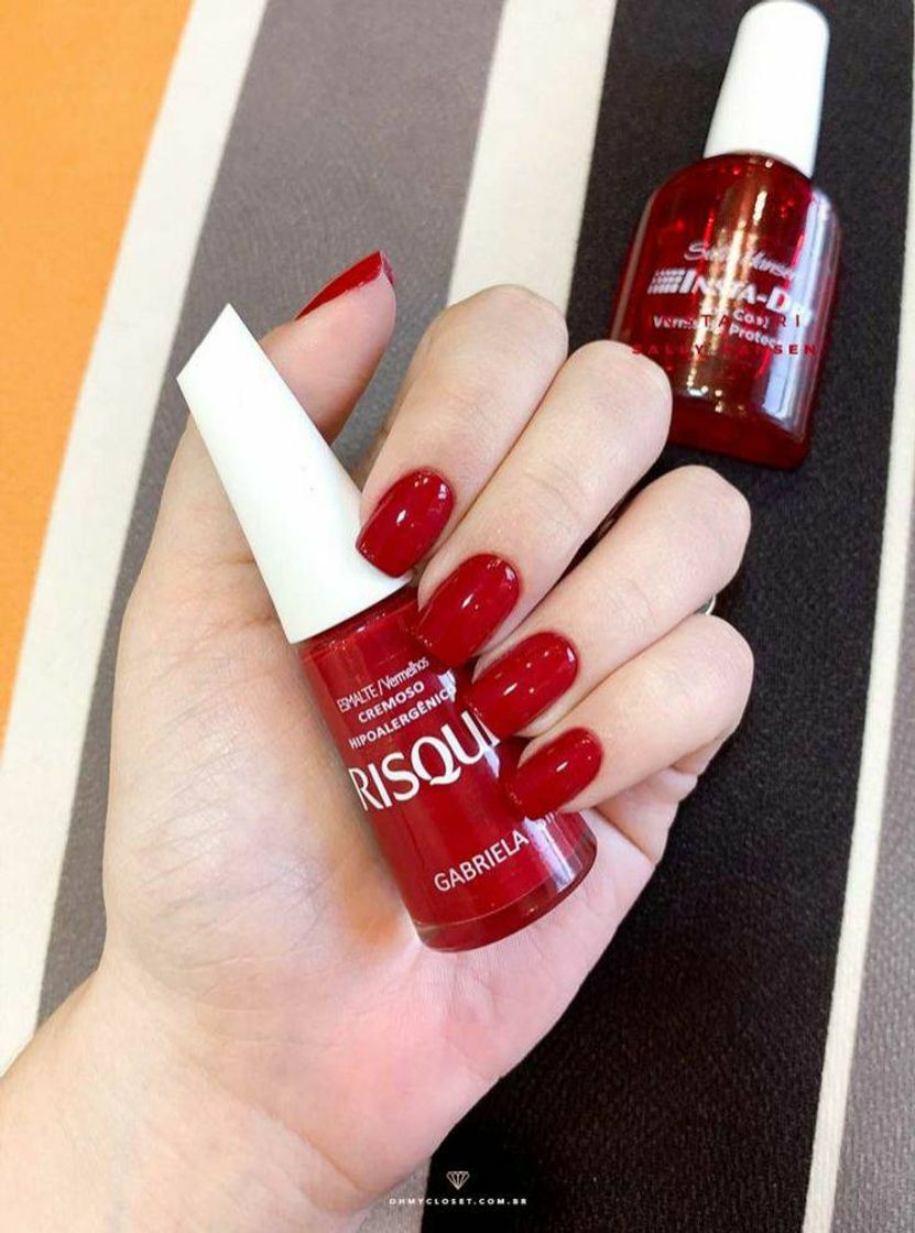 Moda Esmalte vermelho