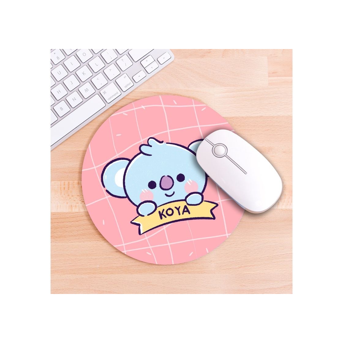 Producto Mouse Pad Redondo BT21 Kawaii  - Chimmy