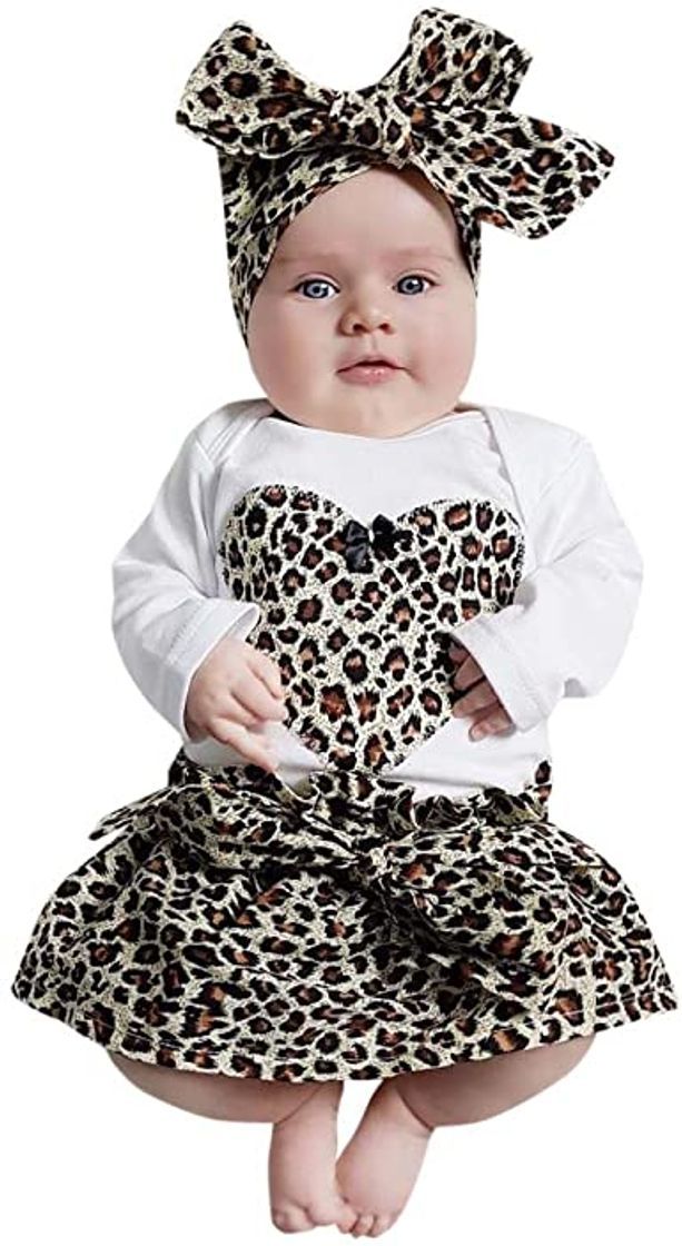 Moda Conjunto de Ropa Infantil para Bebé Niña 12 Meses-4 años, Top de