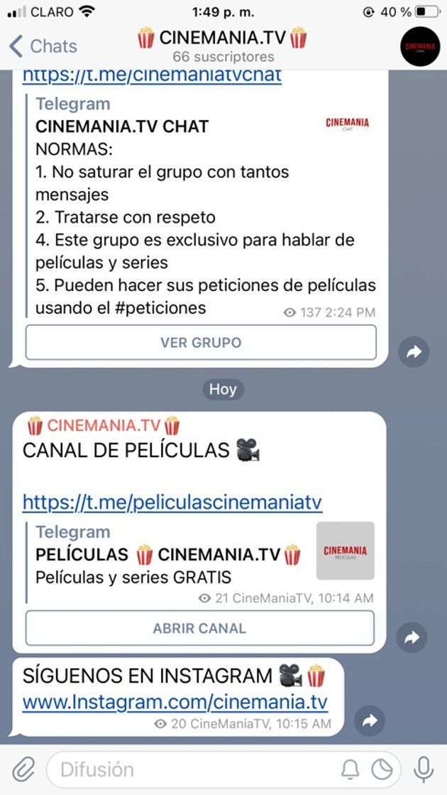 Moda Series y películas 🎥 gratis por telegram