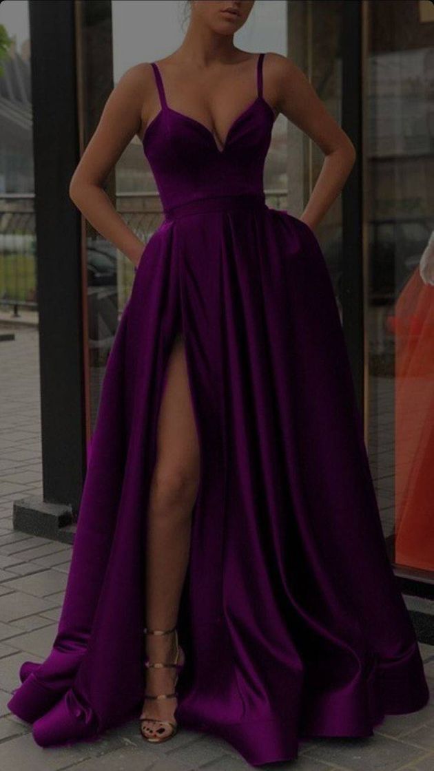 Moda Vestido de seda💜