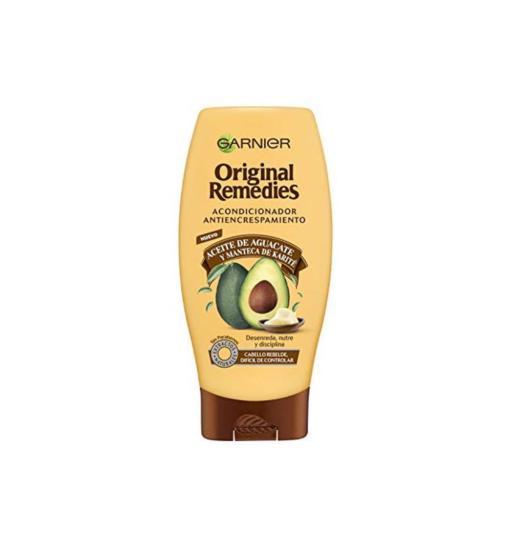 Social Garnier Original Remedies Aceite de aguacate y manteca de karité Acondicionador para