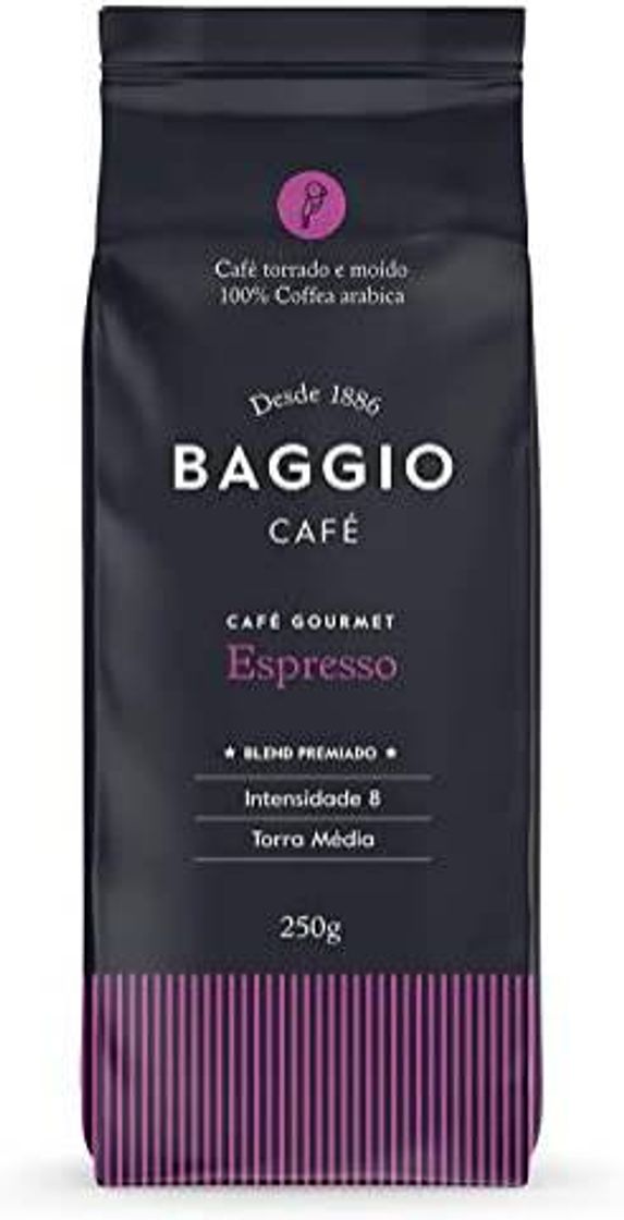 Productos Café Torrado e Moído Gourmet Espresso Baggio Café 250g

