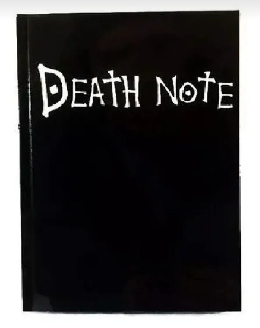 Producto Caderno Death Note L Kira Ryuk Anime Livro Morte Black 