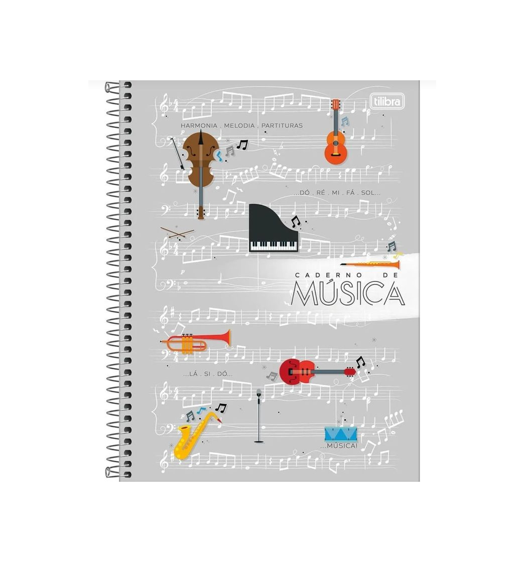 Producto Caderno De Música Partitura Universitário 80 Folhas Tilibra 