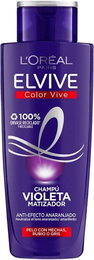 LŽOréal Paris Elvive Color Vive Champú Violeta Matizador - Pack de 3