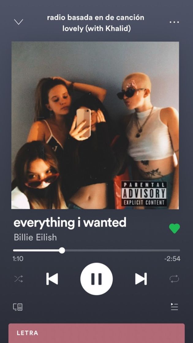 Canción everything i wanted