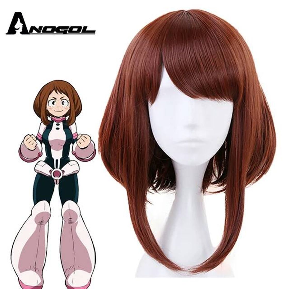 Fashion Peruca ochaco uraraka

