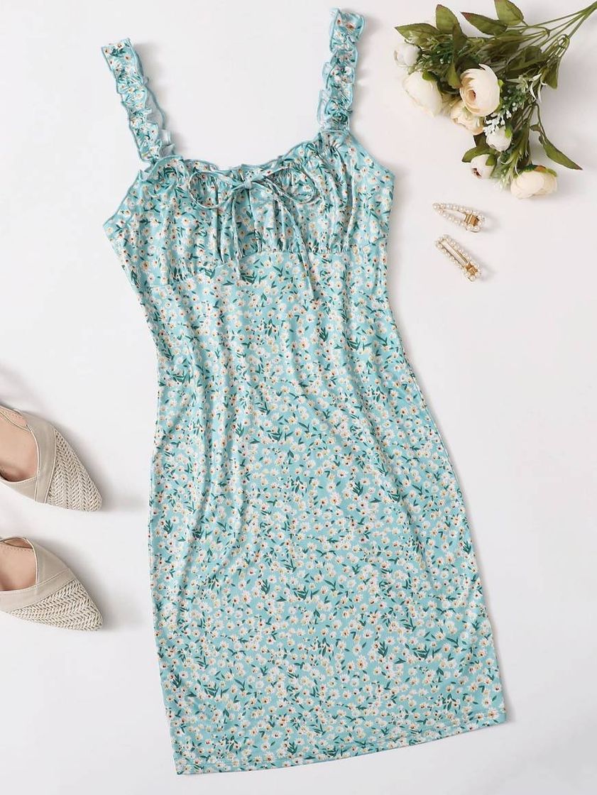 Social Vestido de flores casual 