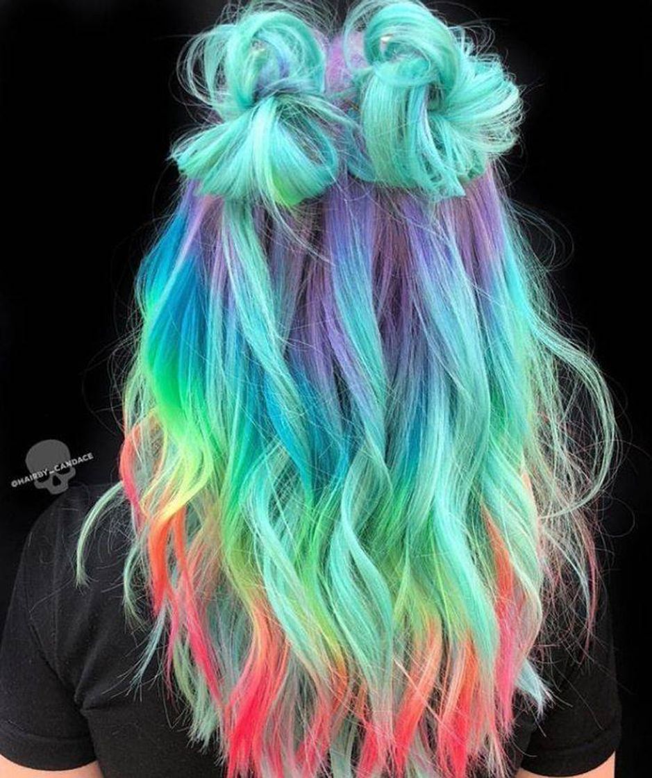 Social Cabelo colorido