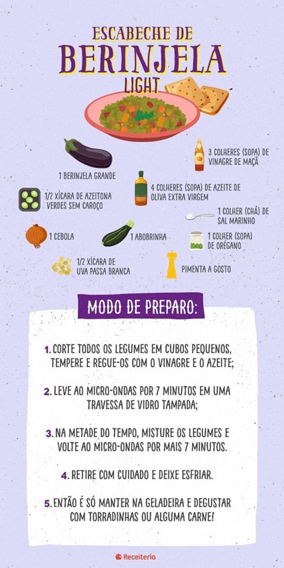 Social Escabeche de Beringela light 