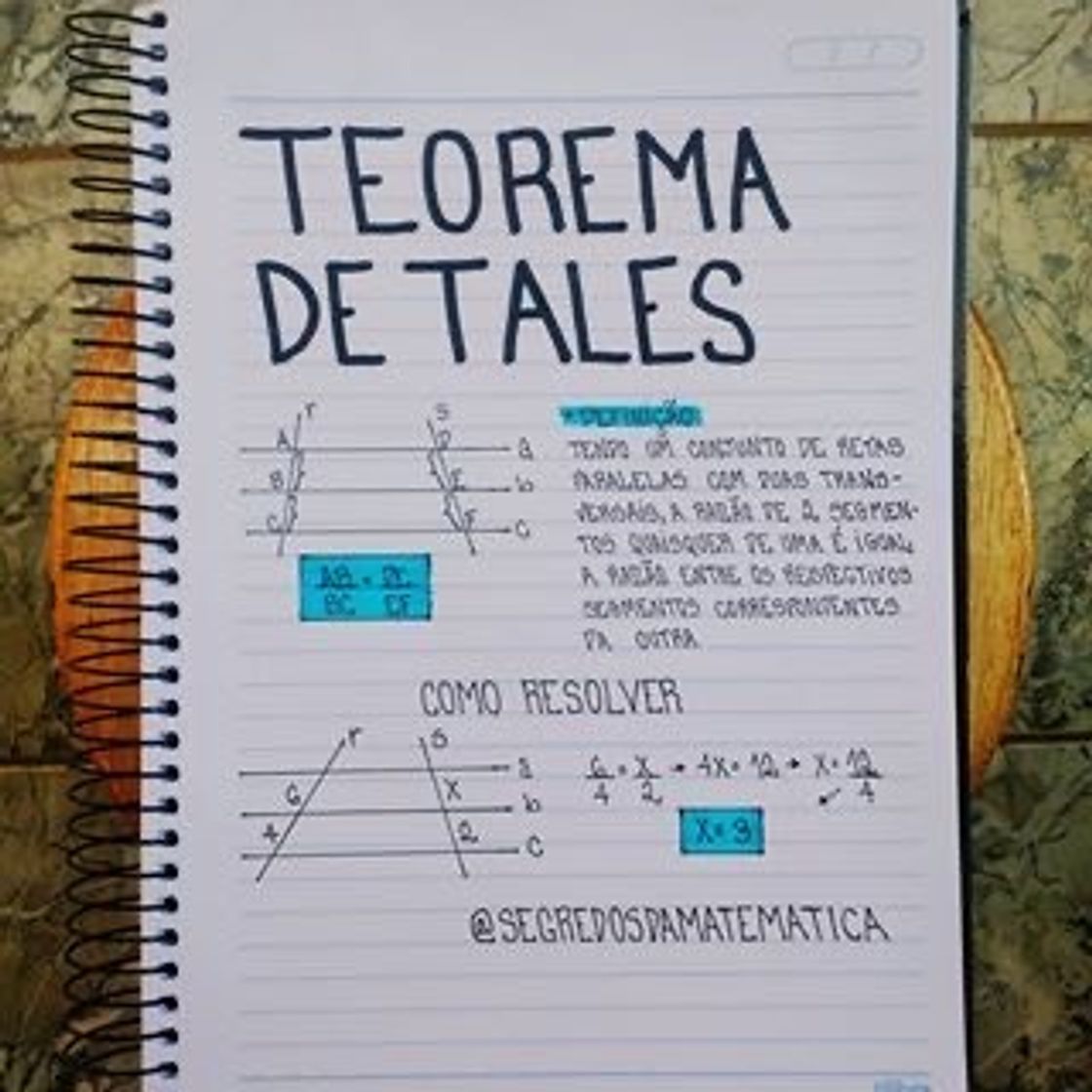 Moda Teorema de Tales 