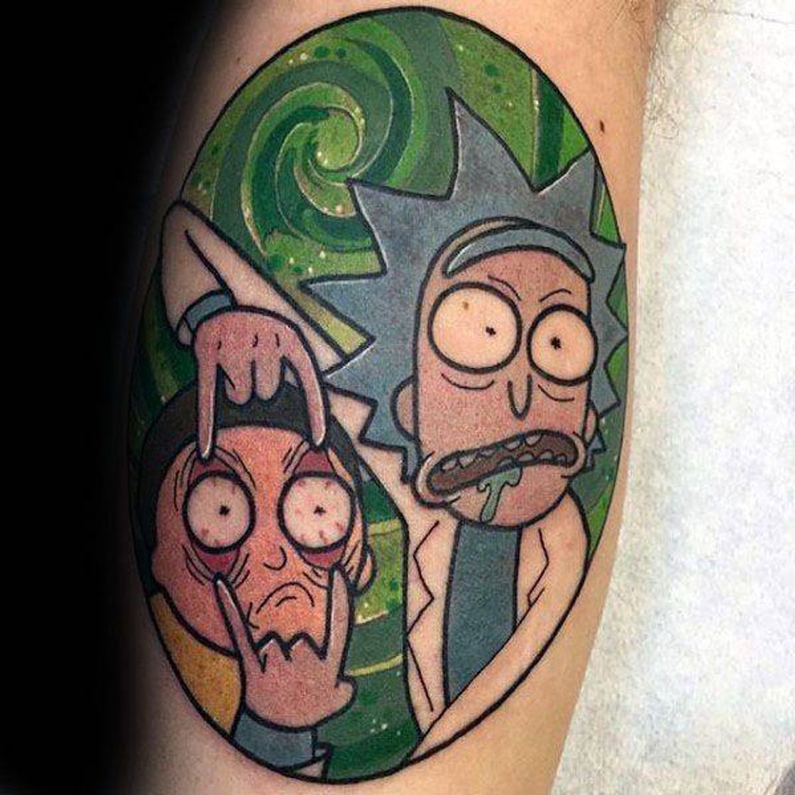 Fashion Tatoo Rick and Morty