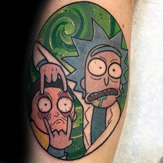 Tatoo Rick and Morty