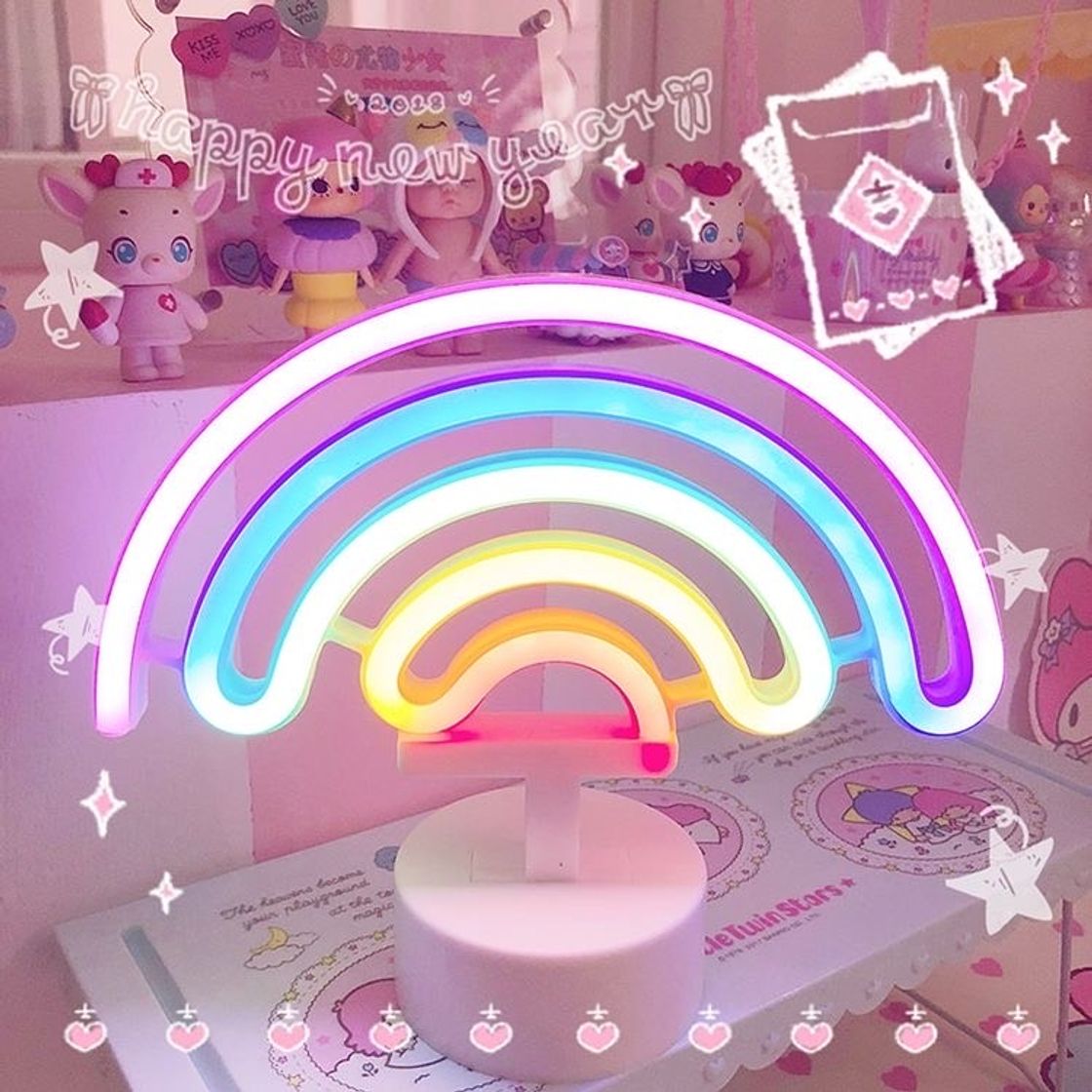 Social Luminária arco-íris 🌈 