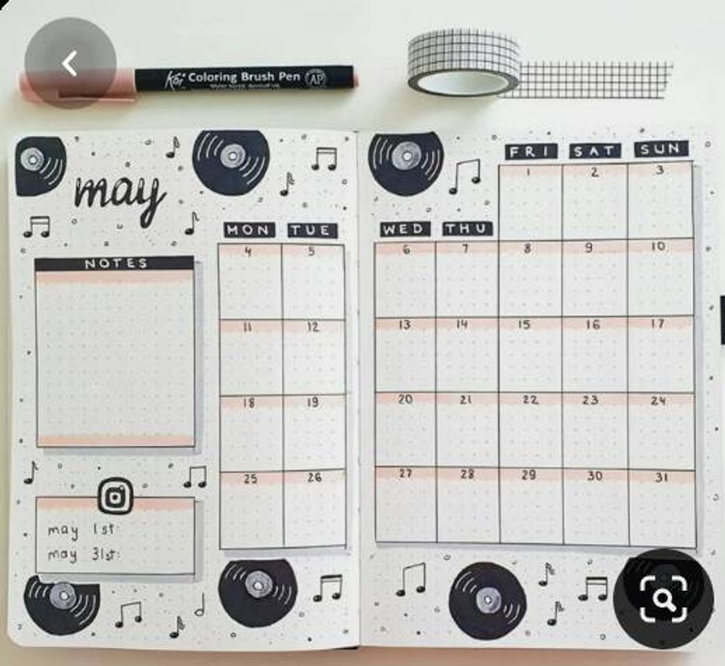 Fashion Bullet journal 