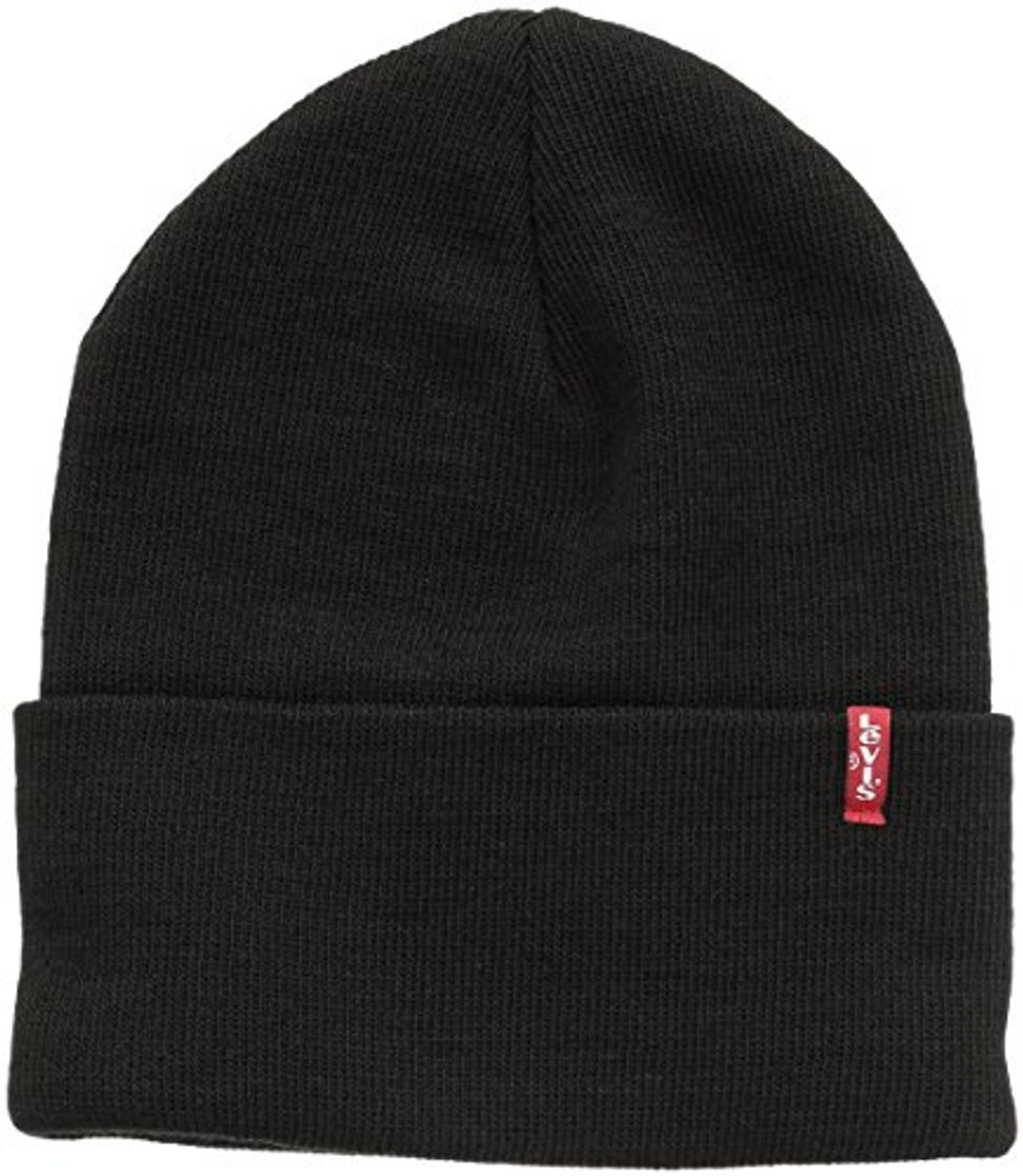 Fashion Levi's New Slouchy Beanie W Red Tab Detail, Gorro de punto Unisex