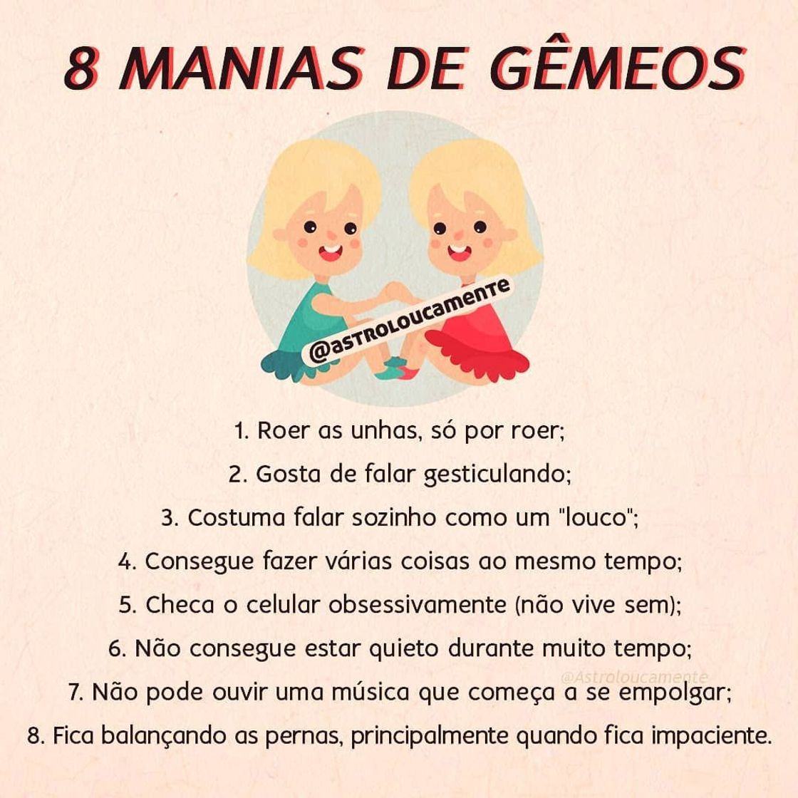 Fashion Signo de gêmeos