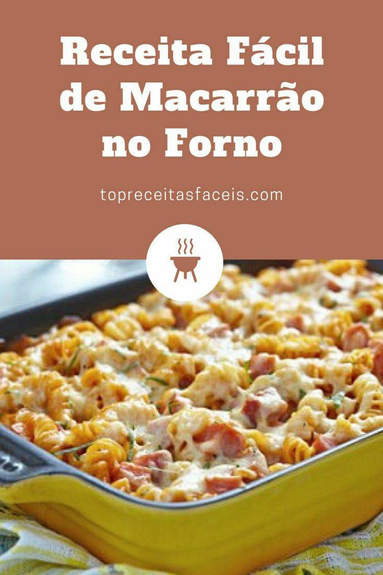 Moda Macarrão no forno