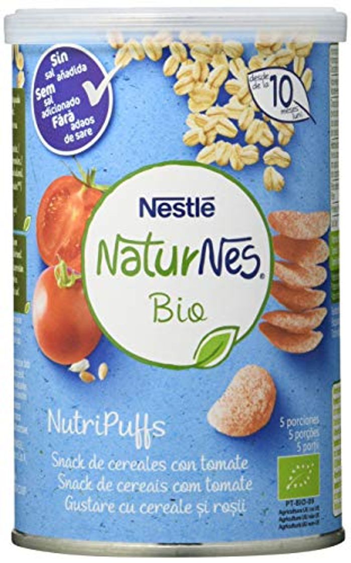 Producto Nestlé Naturnes Bio Nutri Puffs Snack De Cereales Con Tomate