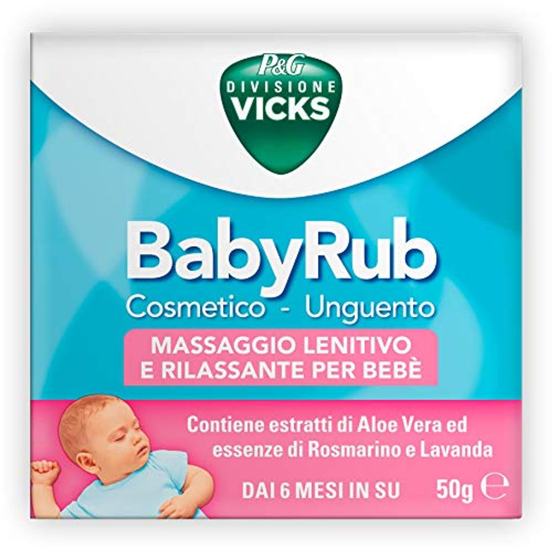 Place Procter & Gamble Vicks BabyRub Idratante Lenitivo Rilassante Bambini 50 g