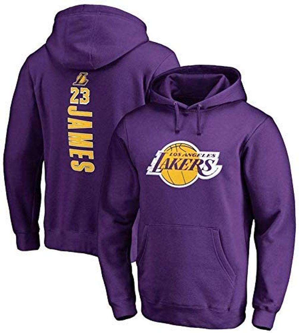 Fashion Genrics Sudadera con Capucha de Baloncesto para Hombre - Los Angeles Lakers