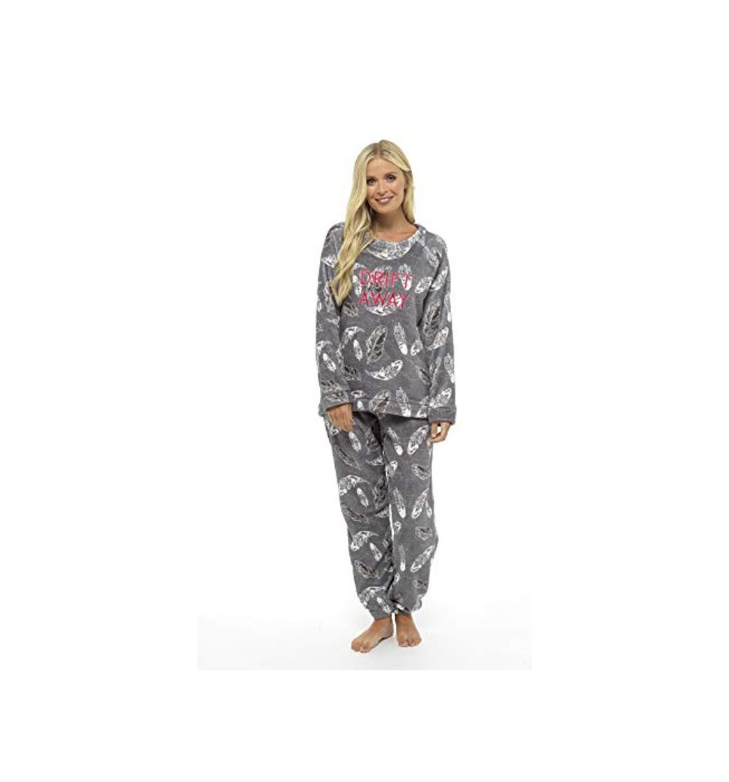 Pijama Mujer Invierno Suave Cómodo con Plumas Prosecco Estrellas Vario Estilos Pijamas