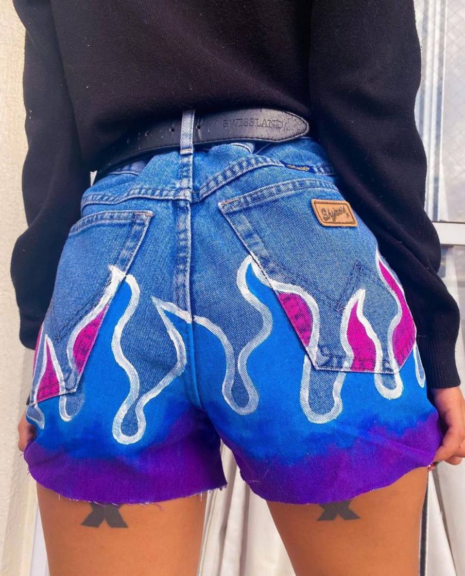 Moda Short blue fire💙 R$ 150+frete