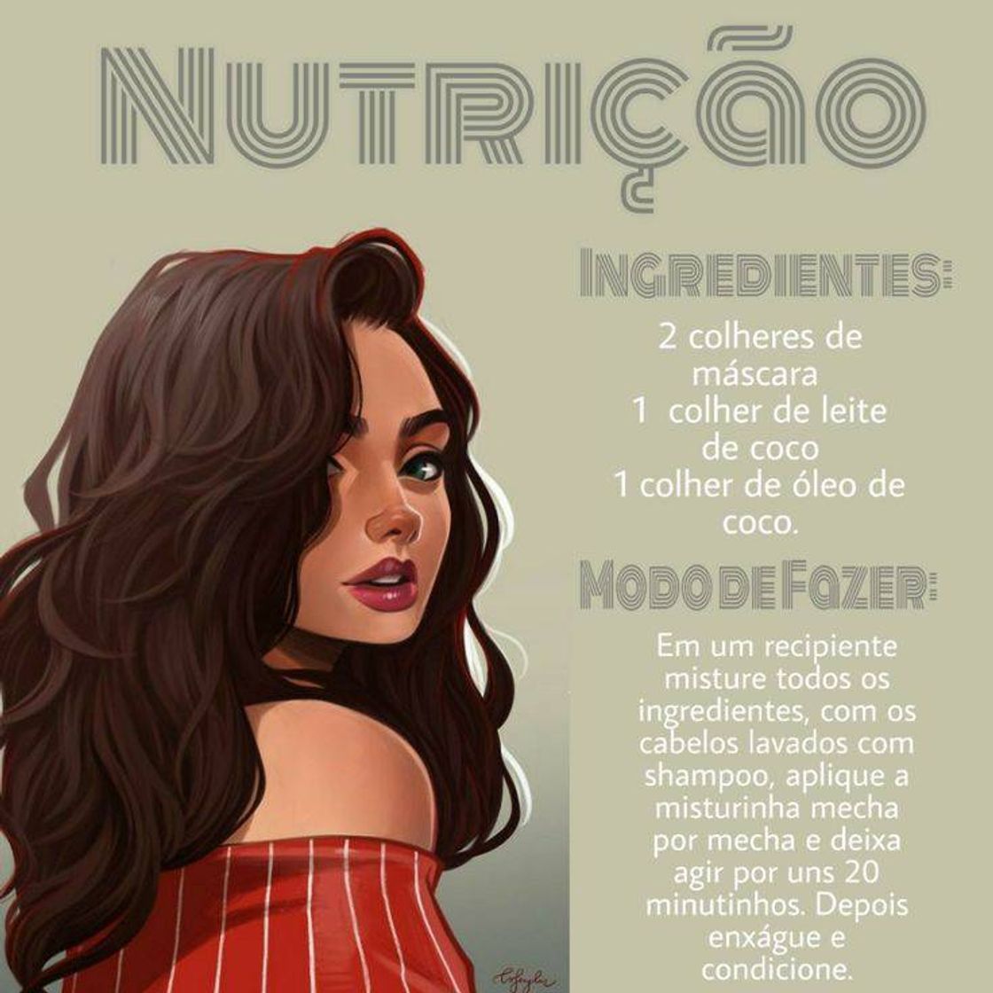 Moda Nutrição capilar,cronograma capilar 