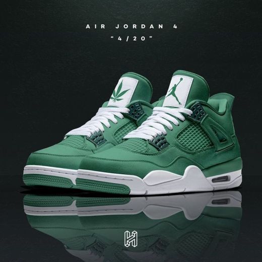 Jordan 4 verde