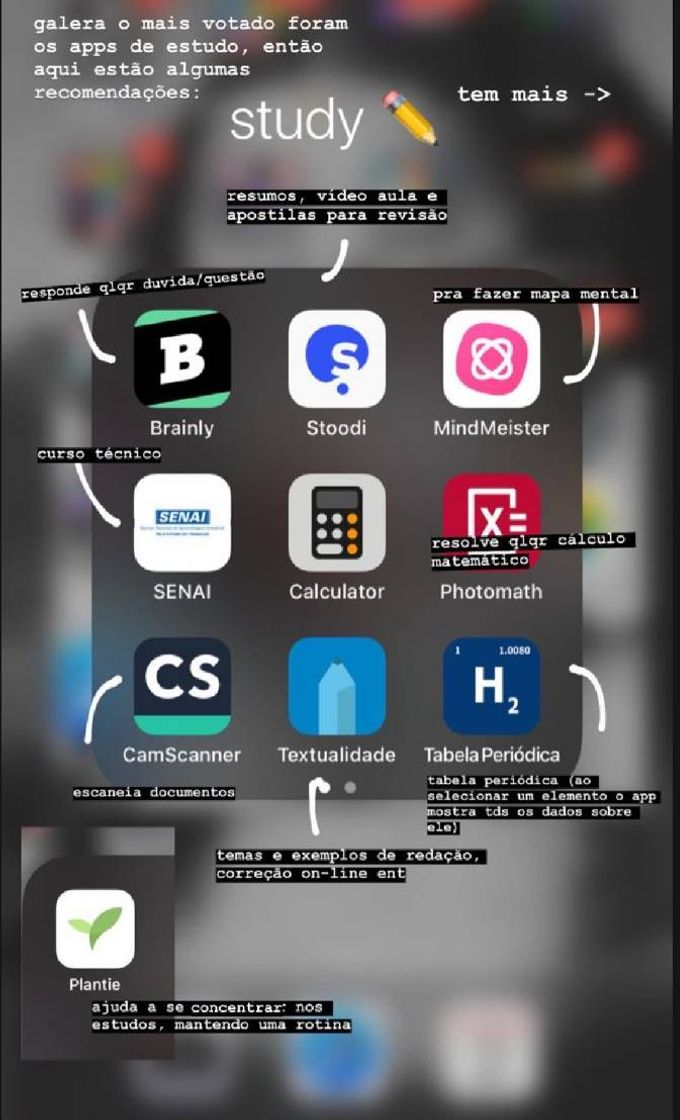 Moda apps para estudo