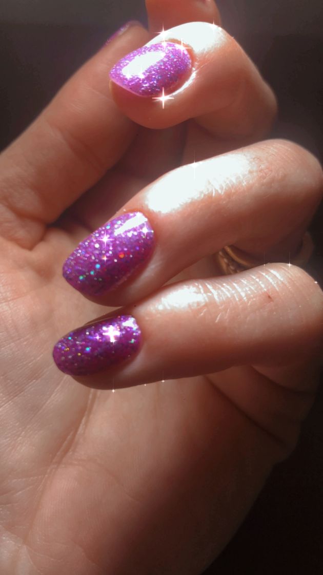 Fashion glitter purple 