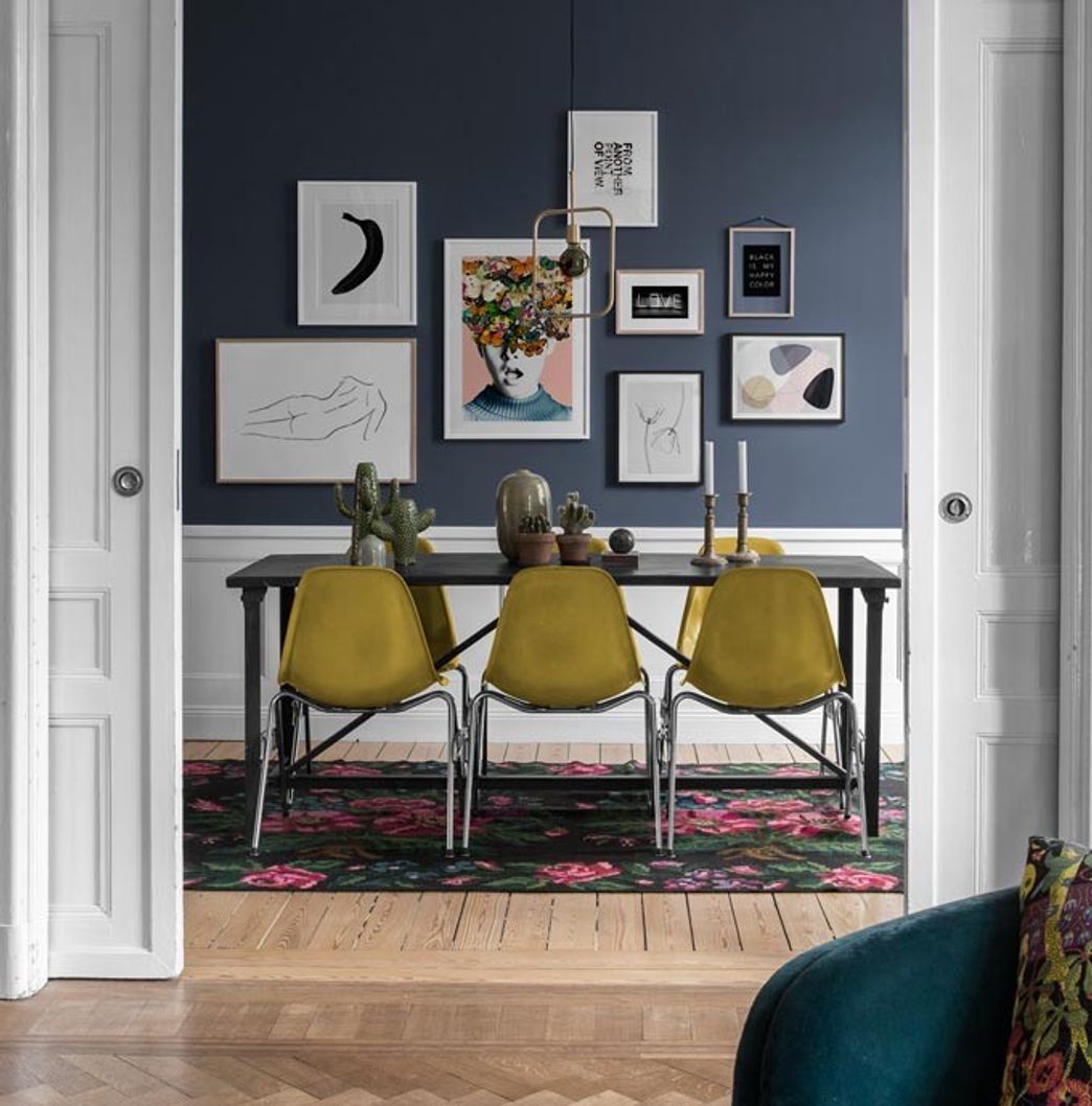 Social Sala de janta 🍽 com quadros de presente para a mesa! 