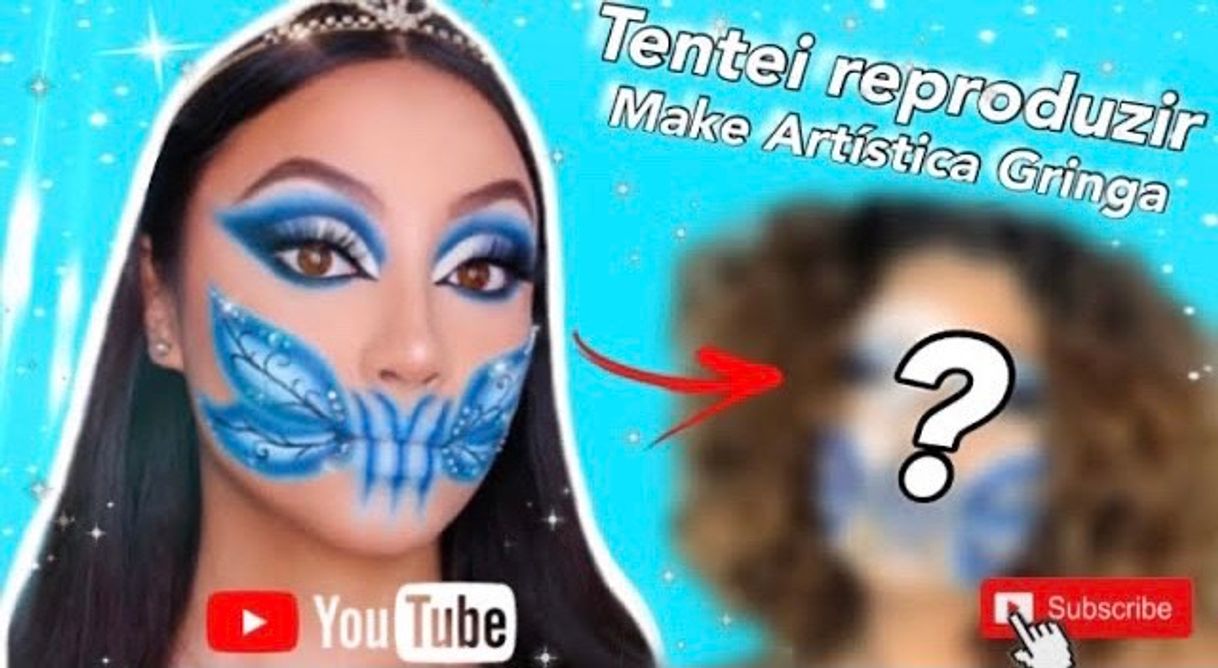 Fashion Tentei fazer make artística 