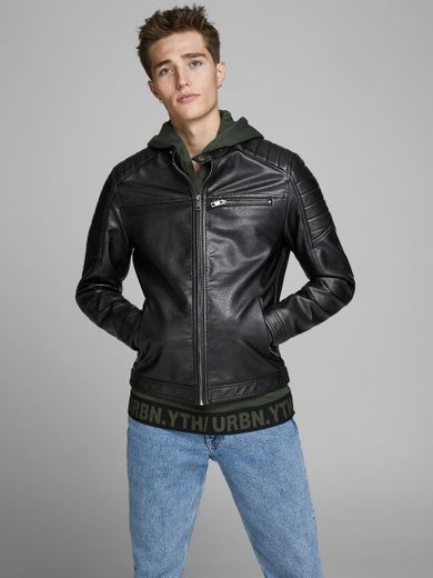 JACK & JONES Jcorocky Jacket Noos Chaqueta, Negro