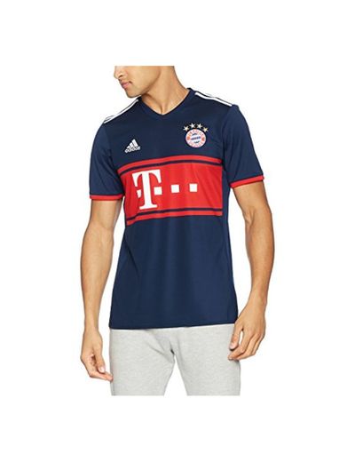 adidas FCB A JSY Camiseta 2ª Equipación Bayern Munich 2017-2018, Hombre, Azul