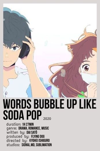 Words Bubble Up Like Soda Pop