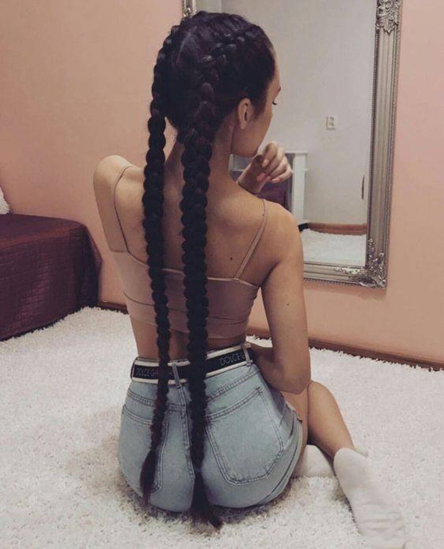 Moda Penteado com trança 