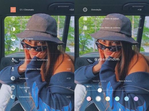 Filtros do VSCO 