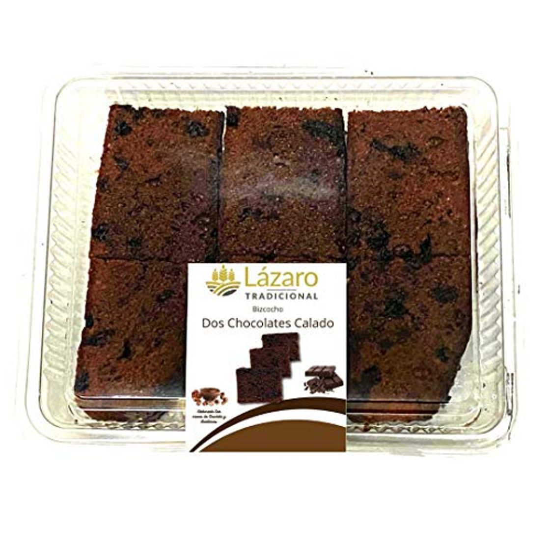 Product Lázaro Bizcocho Dos Chocolates Calado