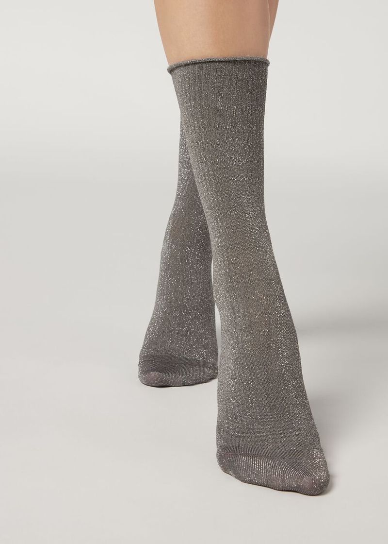 Fashion Calcetines brillo