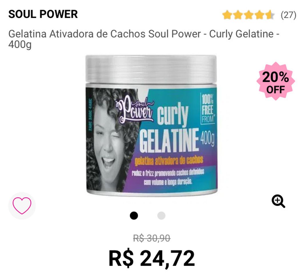 Fashion Gelatina Soul power 