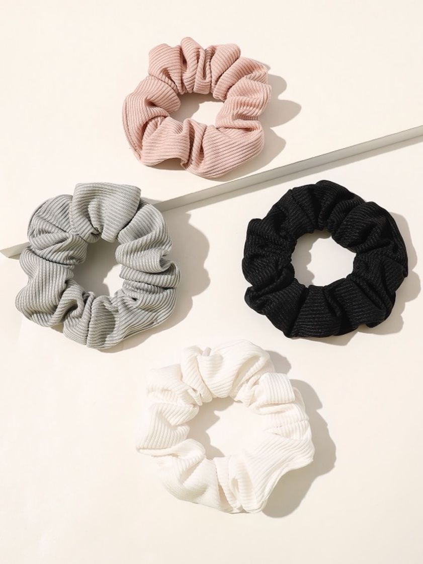 Fashion  Scrunchie 4 pçs