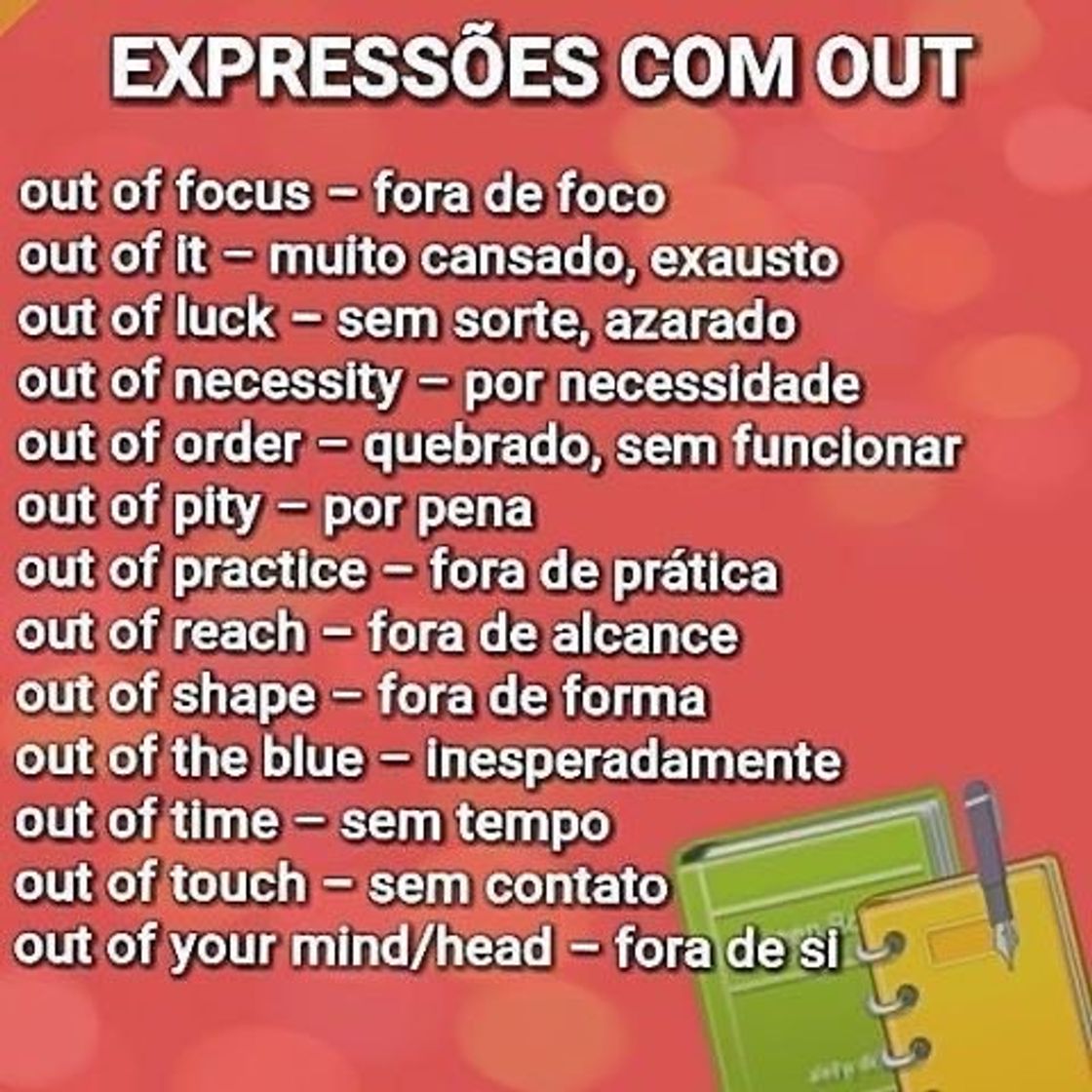 Moda Expressões com out