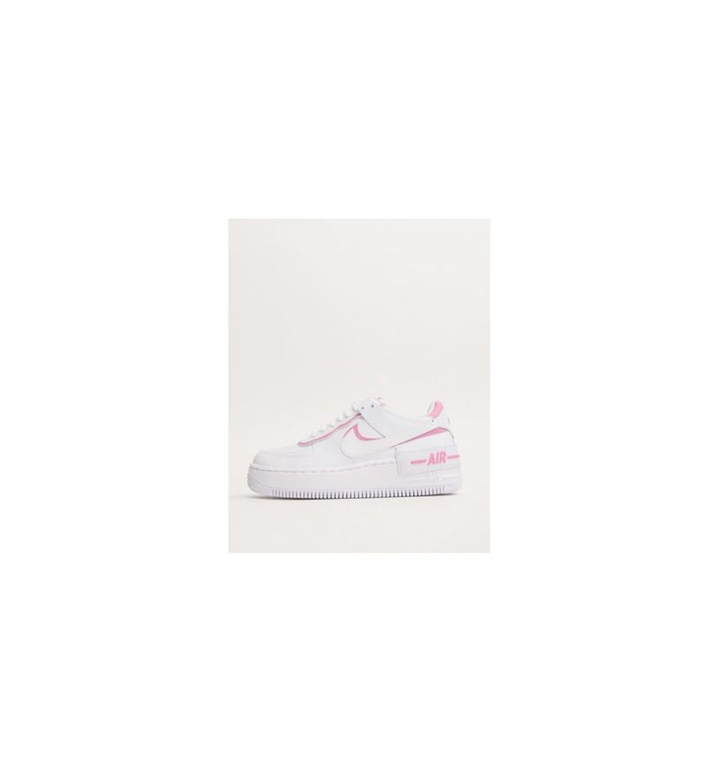 Social Zapatillas de Mujer Sneakers NIKE Air Force 1 Shadow en Piel Blanca