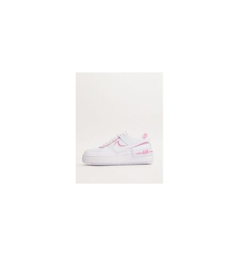 Zapatillas de Mujer Sneakers NIKE Air Force 1 Shadow en Piel Blanca