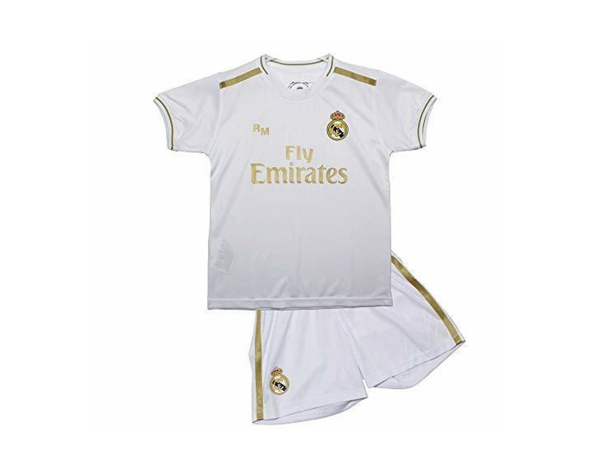 Producto Real Madrid Conjunto Camiseta y Pantalón Primera Equipación Infantil Producto Oficial Licenciado