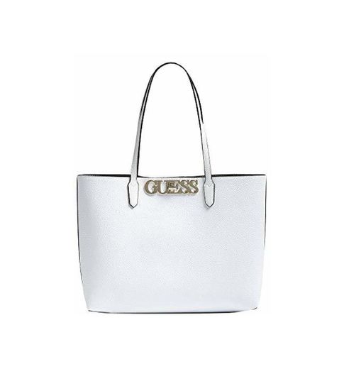 Guess UPTOWN CHIC BARCELONA TOTE WHI WHITE