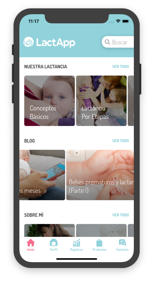 Fashion LactApp: Inicio